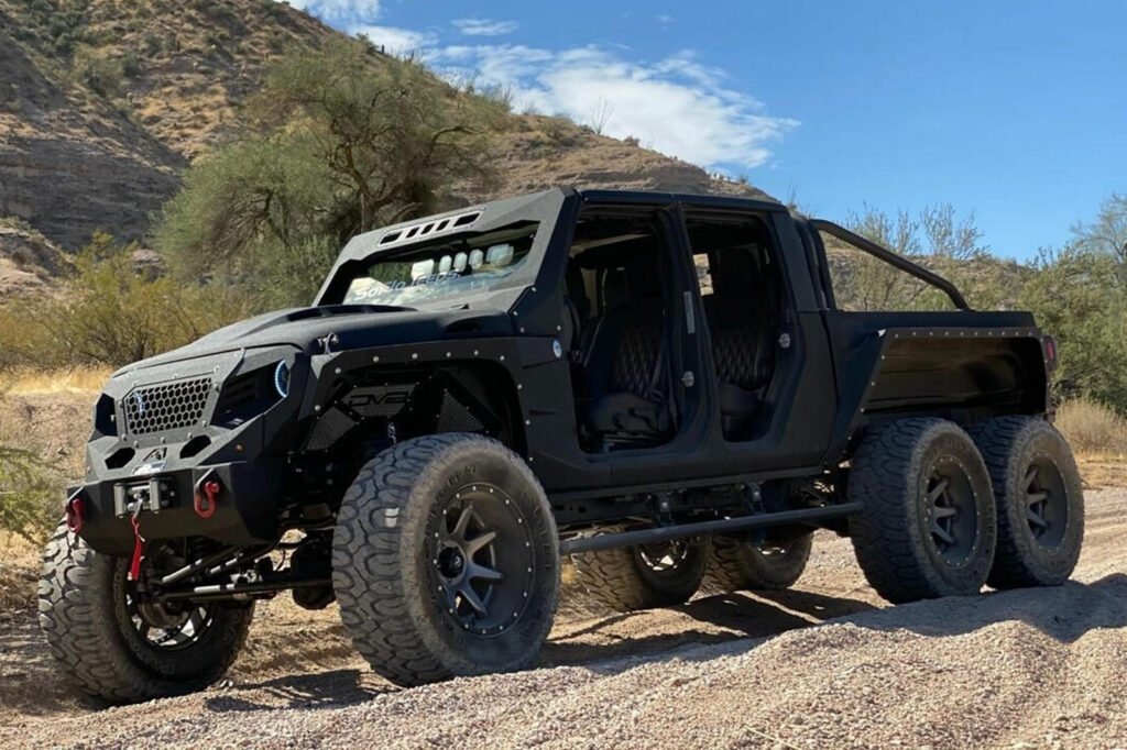 corvette-powered-jeep-gladiator-6×6-is-one-wild-pickup
