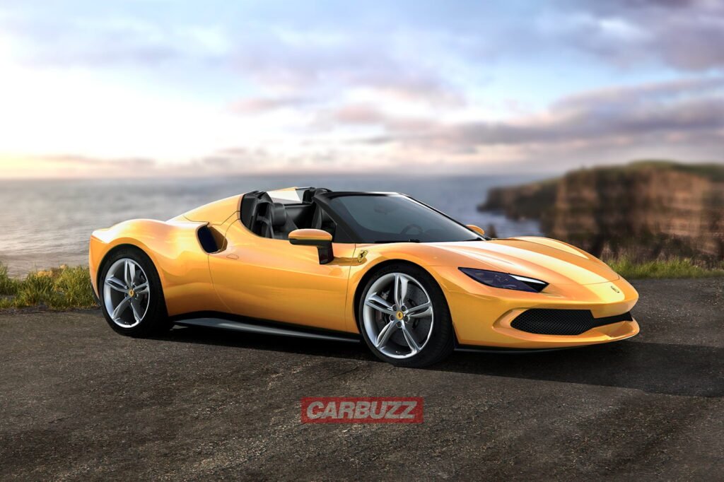 convertible-ferrari-296-gts-teased-a-day-before-its-debut