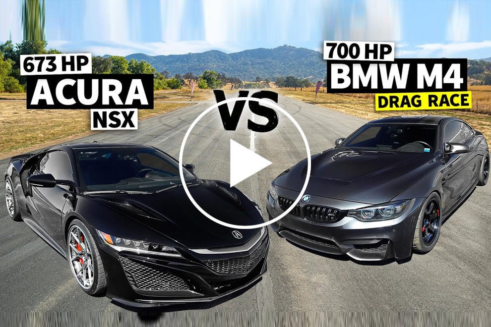 acura-nsx-vs.-bmw-m4:-the-700-hp-drag-race-battle