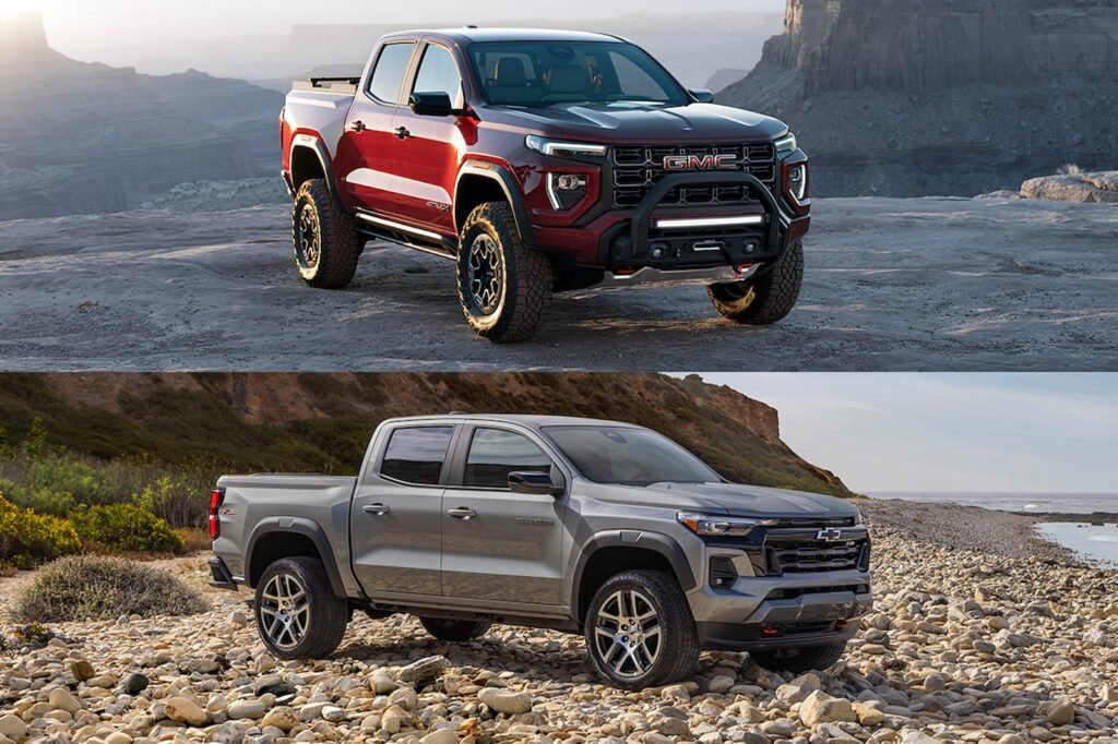 pickup-cousin-comparison:-2023-gmc-canyon-vs.-2023-chevrolet-colorado